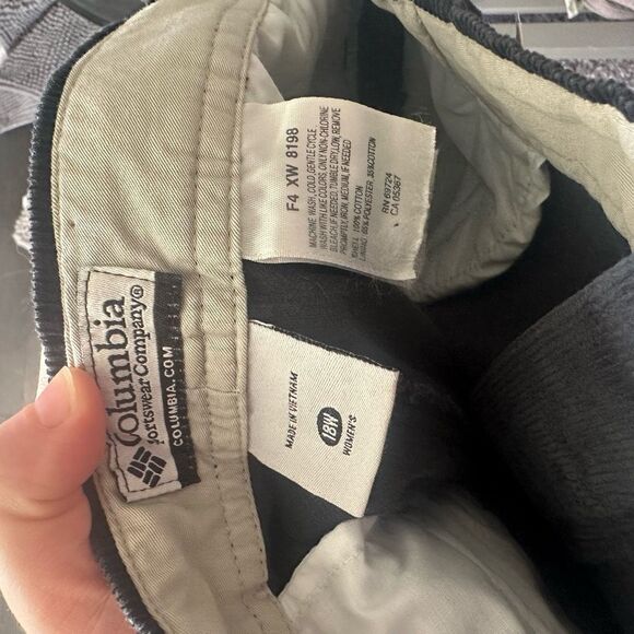 Columbia Women’s 18W Black Cordie Pants Corduroy New - Picture 6 of 6